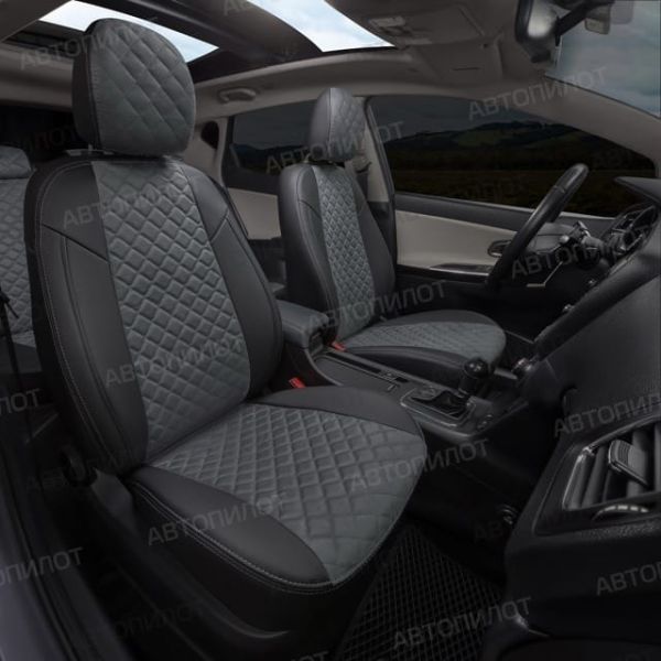 Чехлы Автопилот Алькантара Ромб на Jaecoo J7 (2023+) Чехлы Автопилот Алькантара Ромб на Jaecoo J7 (2023+)