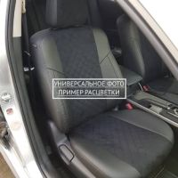 Чехлы Автопилот Алькантара Ромб на Jaecoo J7 (2023+) Чехлы Автопилот Алькантара Ромб на Jaecoo J7 (2023+)